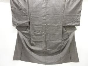 アンティーク　泥染　手織り紬男物着物